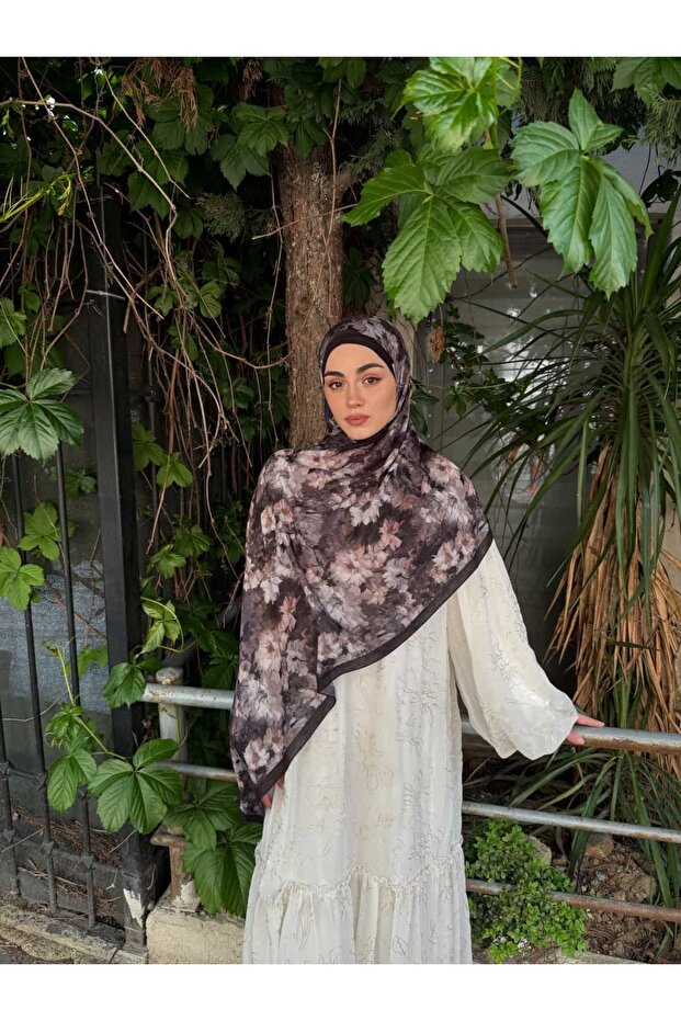 Elya Desen Rose Bamboo Crush Shawl 75X185 cm