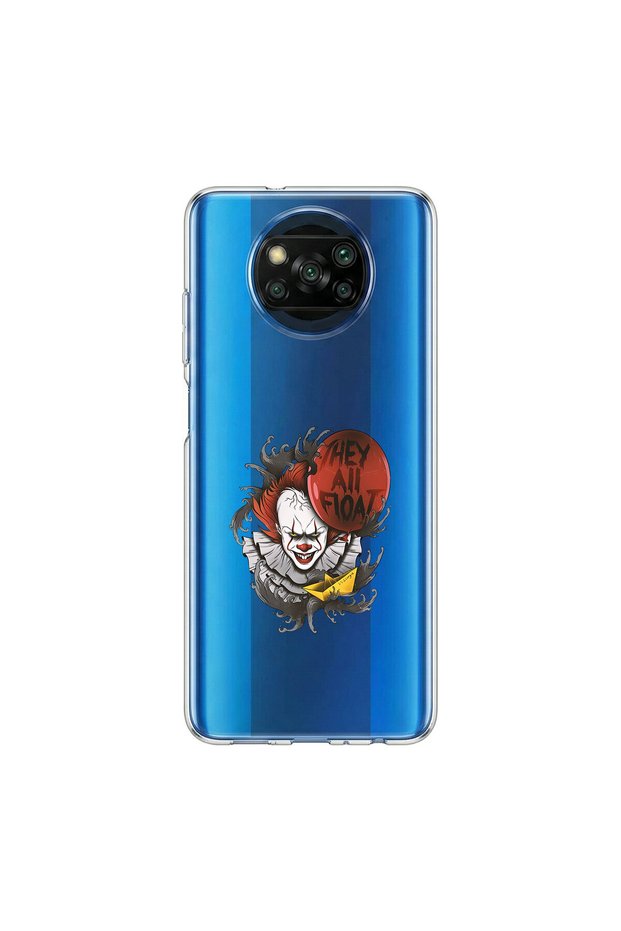 Poco X3 Pro Compatible Horror 1 Design Transparent Case