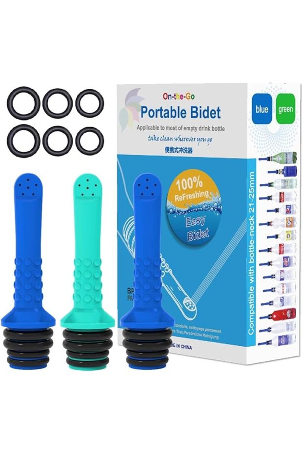 3PCS Portable Travel Bidet for Outdoor Toilet,Travel Shattaf Bidet Spray