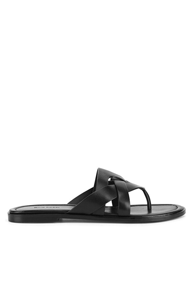 Șlapi de damă ASHLE-118317 Negru - 1