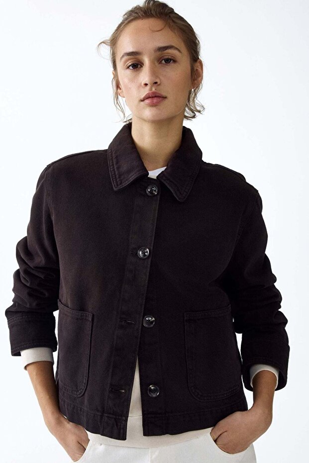 Cotton twill shacket - 3
