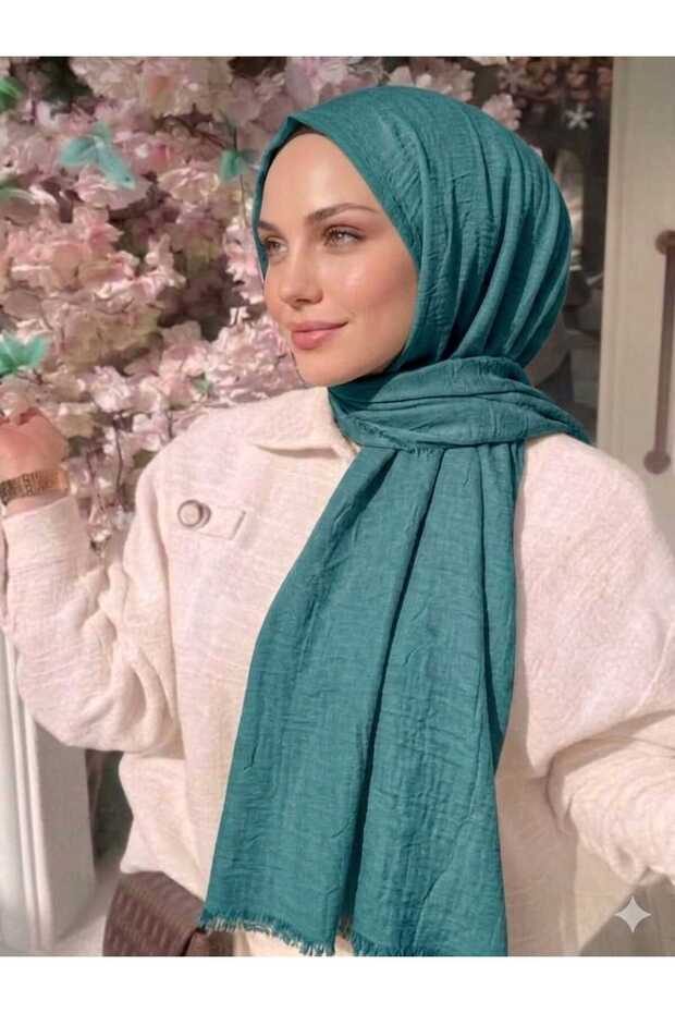 Turquoise Bamboo Shawl