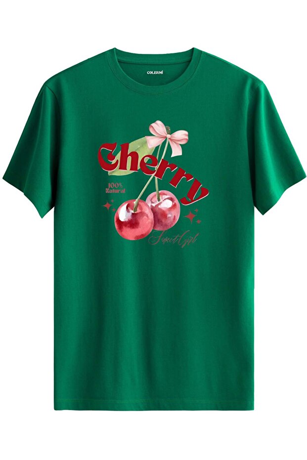 Cherry Sweet Girl Printed T-Shirt