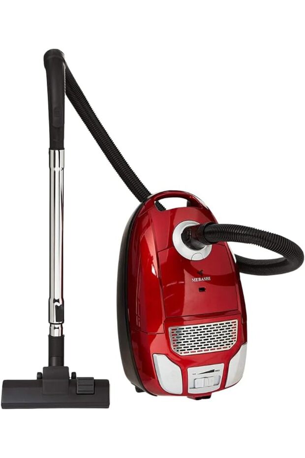 Bagged Vacuum Cleaner - Red, with Automatic Cord Rewind and Stepless Speed Control(ME-VC2002 4.5L)(2200W)