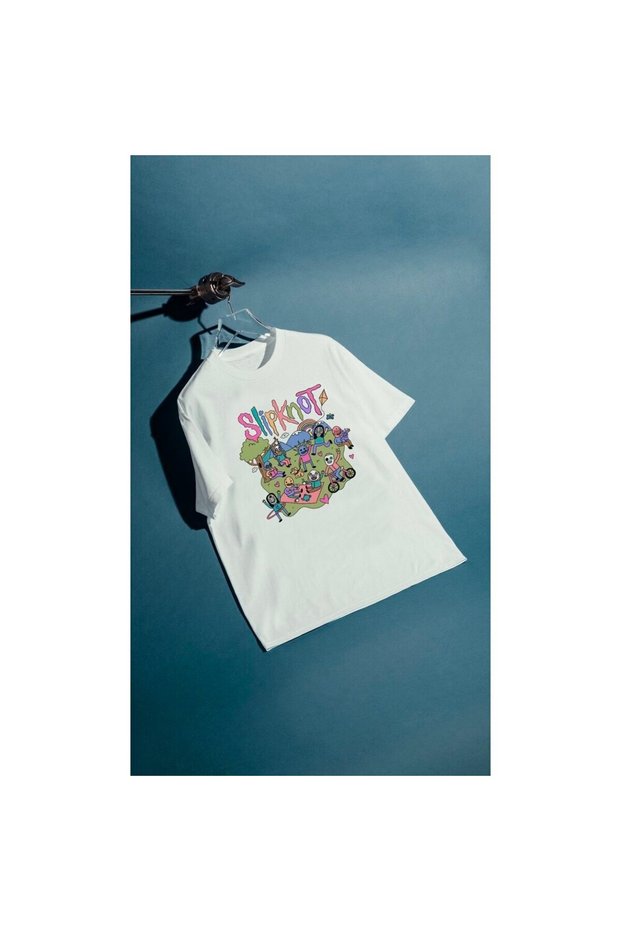 Slipknot Printed 100% Cotton Unisex Oversize T-Shirt