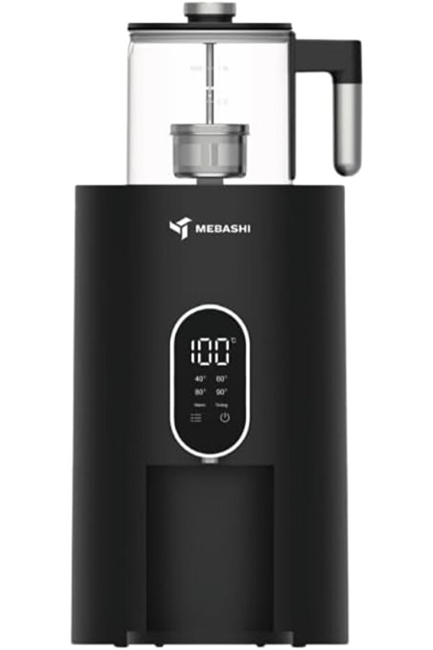 ME-SMV4001 Electric Samovar with Digital Touch Panel, 3L Stainless Steel Kettle & 1L Glass Teapot