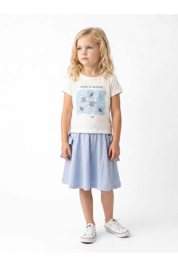 Girl's Summer Pajama Set 3-7 Years 1157