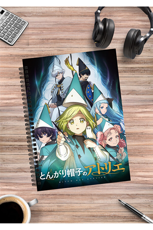 Witch Hat Atelier Anime Spiral Notebook A5 (50 Sheets)