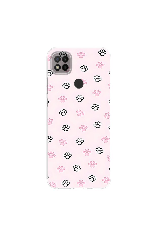 Redmi 9C Compatible Minies 3 Design Transparent Case