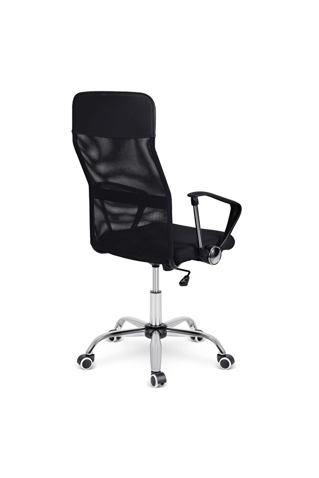 Scaun de birou Tamar micro-mesh, negru - 4
