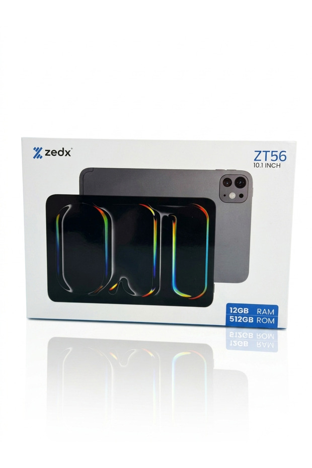 ZT56 10.1-Inch Smart Tablet | 12GB RAM, 512GB ROM | Android 15, Octa-Core | 5G Wi-Fi & Dual SIM | 10000mAh Battery | Includes Keyboard Case, Mouse & Stylus Pen