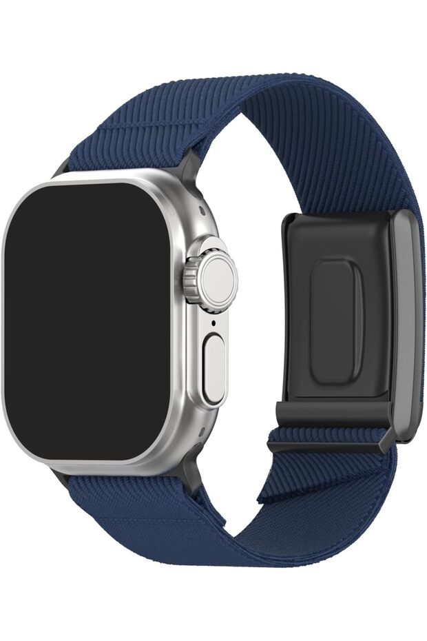 Nylon Hybrid Strap Compatible with Apple Watch + Whoop 4.0, Odor Resistant and Breathable Nylon band