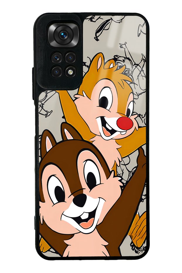 حافظة هاتف لامعة بتصميم السناجب من Xiaomi Redmi Note 11s