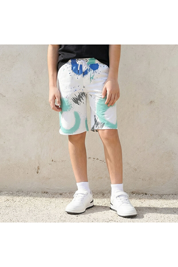 Drawstring Waist Shorts with Pockets