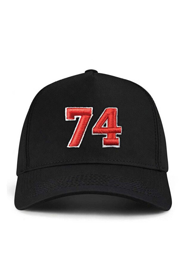 Number 74 Molded Baseball Cap