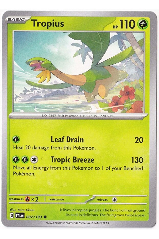 Tropius 007/193 - Paldea Evolved - Card (Mint)