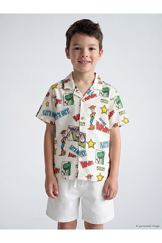 Ozmarka New Season Printed Boys' Shirt