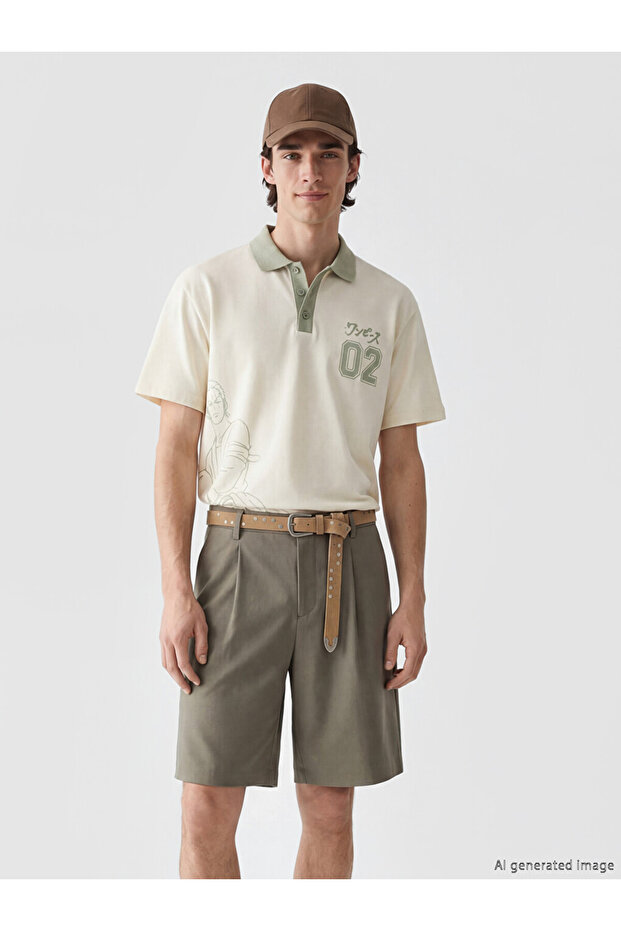 Esvab • Modern & Distinctive One Piece Printed Men's T-Shirt