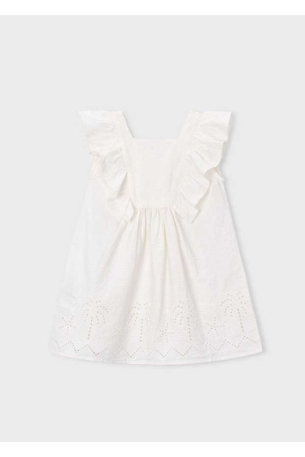 Girl's White Dress