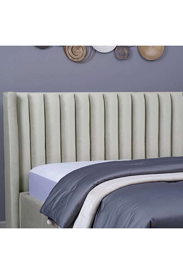 VENUS HEADBOARD VELVET WHITE L-180 : H-125 CM