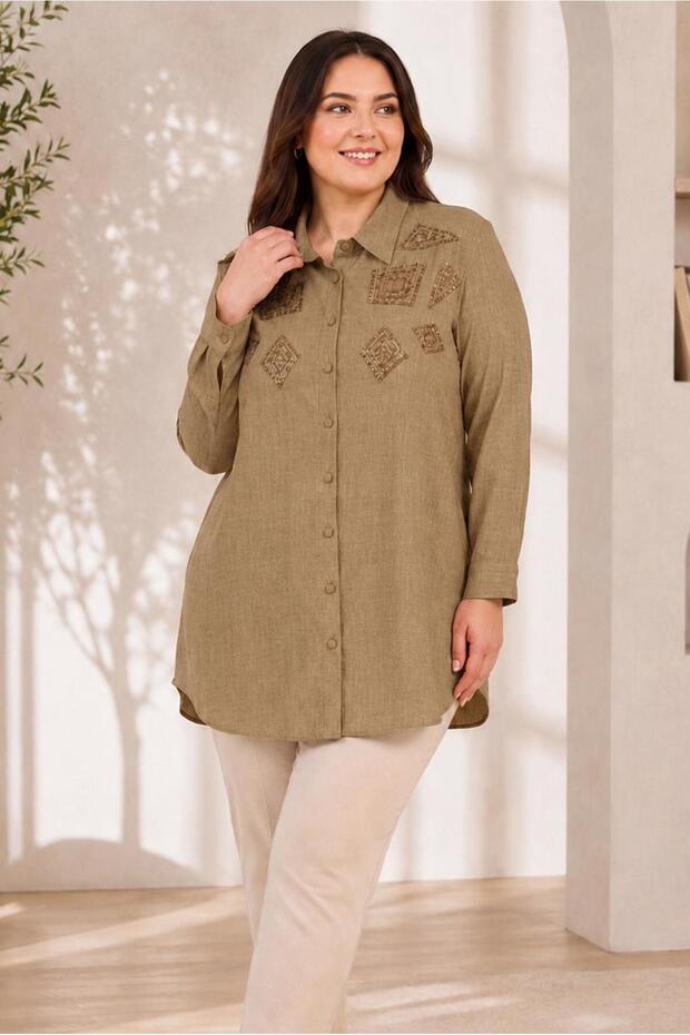 Linen Effect Tunic 20807