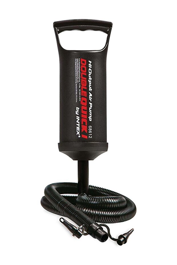 Double Quick Hand Air Pump Black 11.5inch