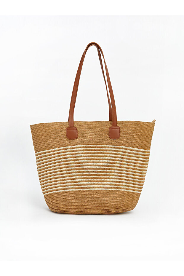 Vizyon New Season Women's Straw Beach Bag
