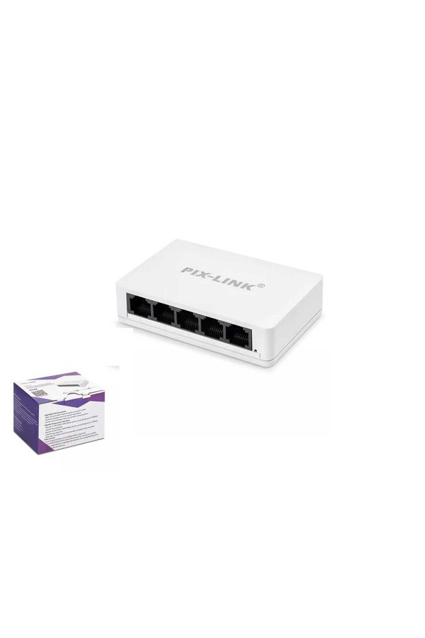 Pix-Link Lv-Gs05 5 Port 10/100/1000 Mbps Ethernet Switch