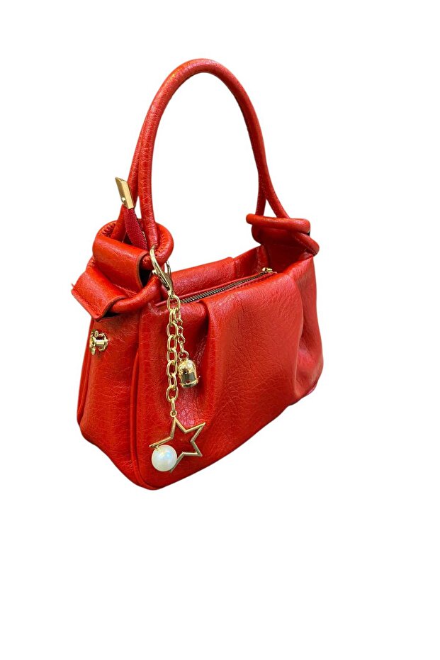 Amazing Stylish Bag with Charming Details Red