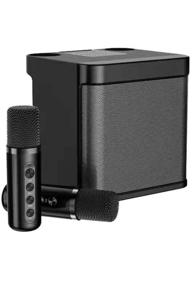 Portable Bluetooth Speaker, Karaoke Machine for Adults/Kids with 2 Wireless Microphones, PA System