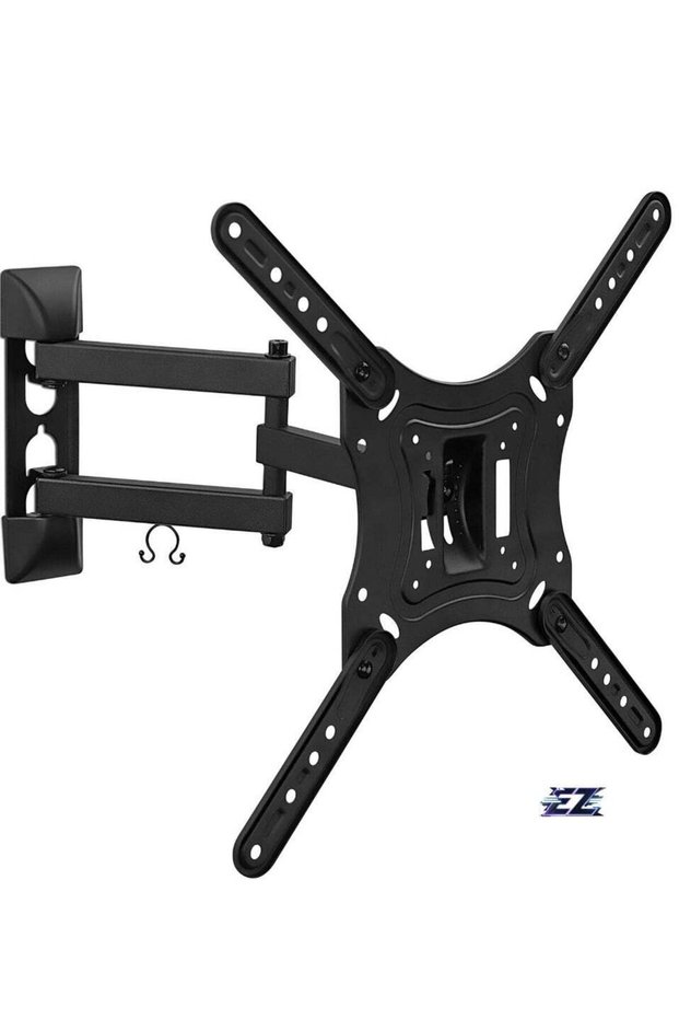Full Motion TV Wall Mount Monitor Wall Bracket with Swivel & Articulating Tilt Arm, Fits up to 55 Inch