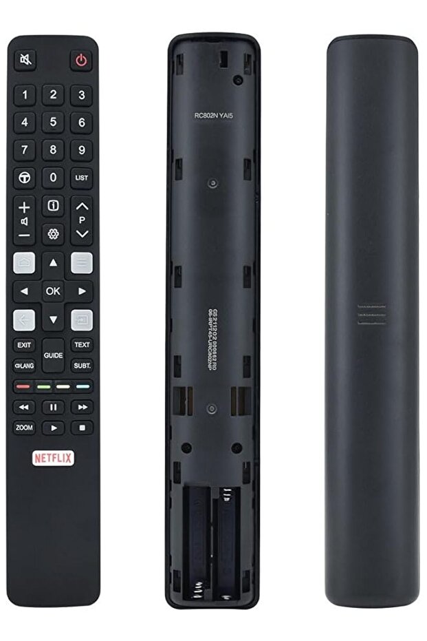 Remote Control Compatible with TCL Smart TV Models RC802N YUI4, YAI3, YAI4, YAI5