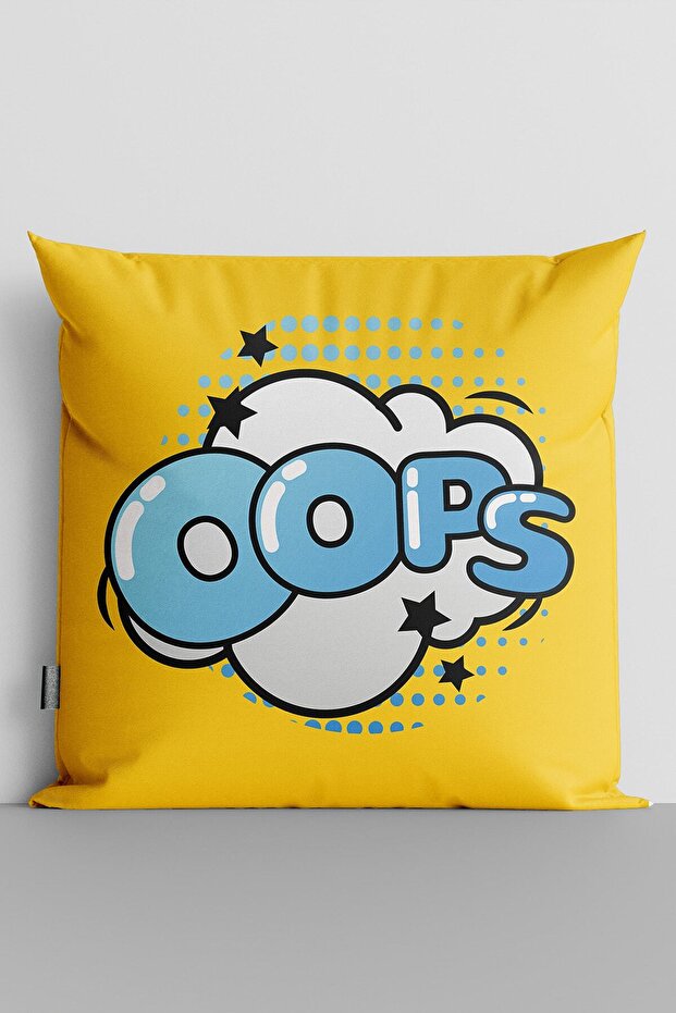 غطاء وسادة مطبوع رقميًا على الوجهين من Popart Oops - 129