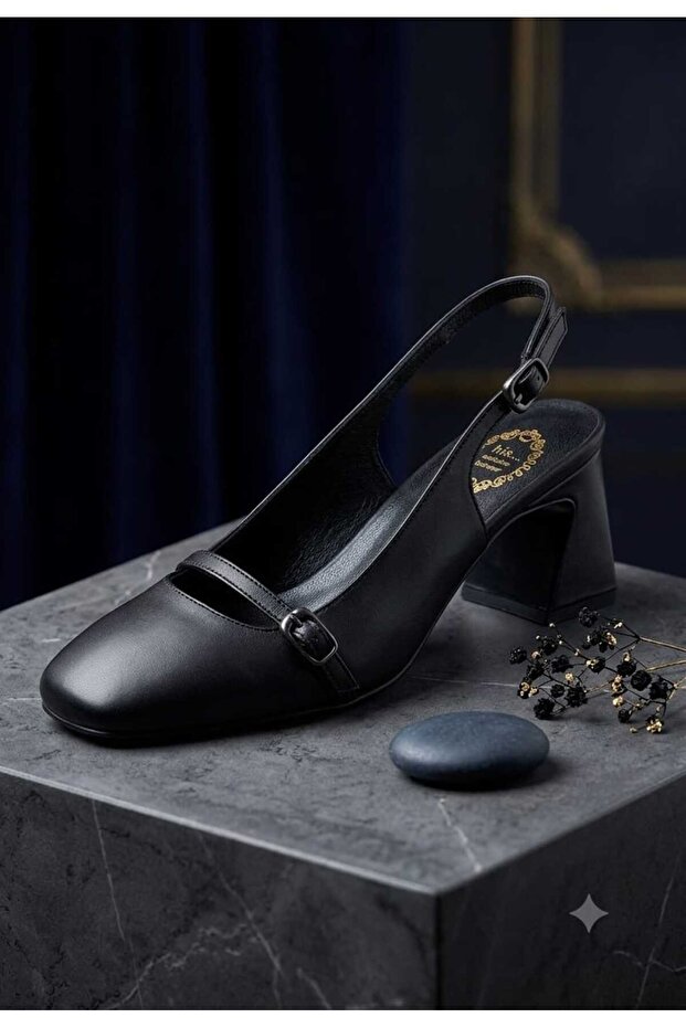 2697 Women's Single Strap Heeled Shoes