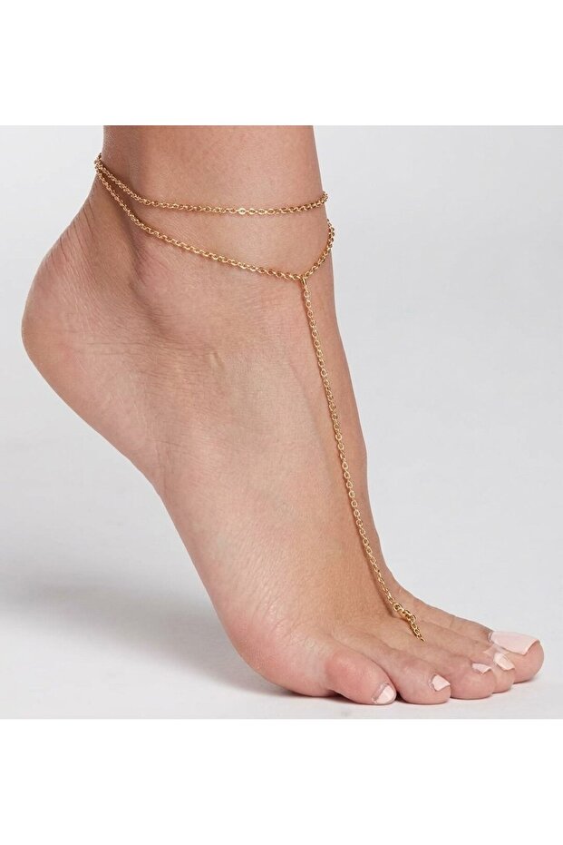 Two Row Chain Women's Foot Anklet