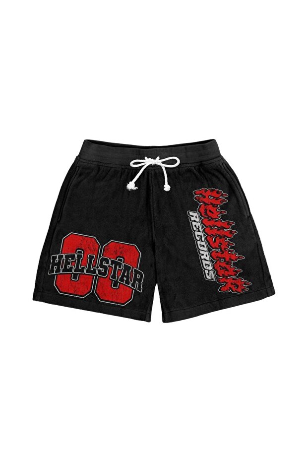 Printed Men's Black Shorts