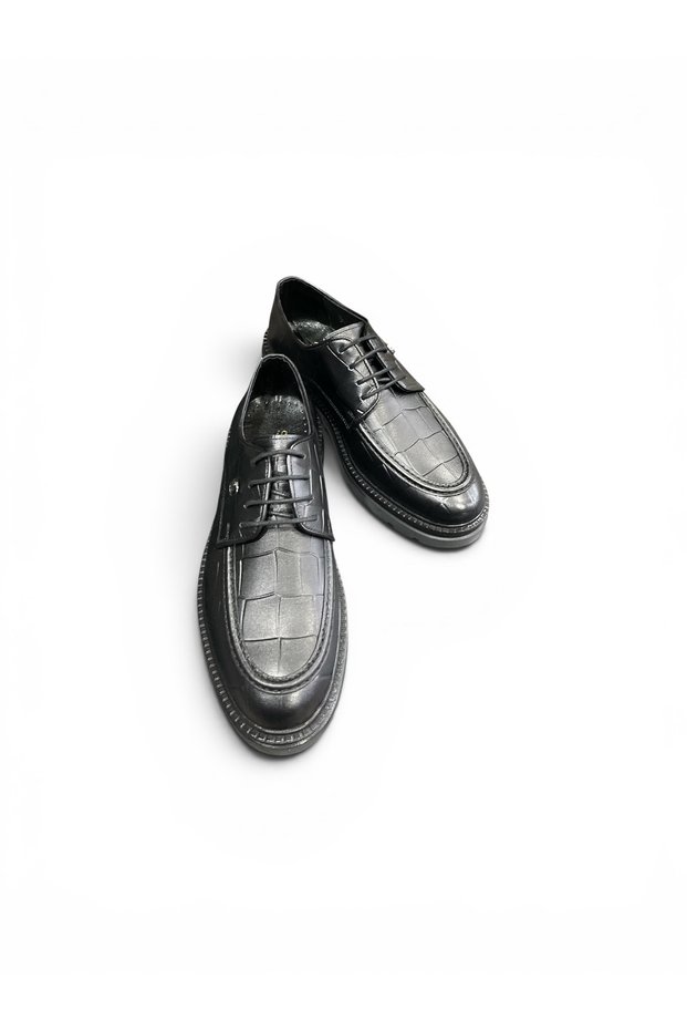 Genuine Inner and Outer Leather Specialized Production Handcrafted Eva Sole Men's Shoes