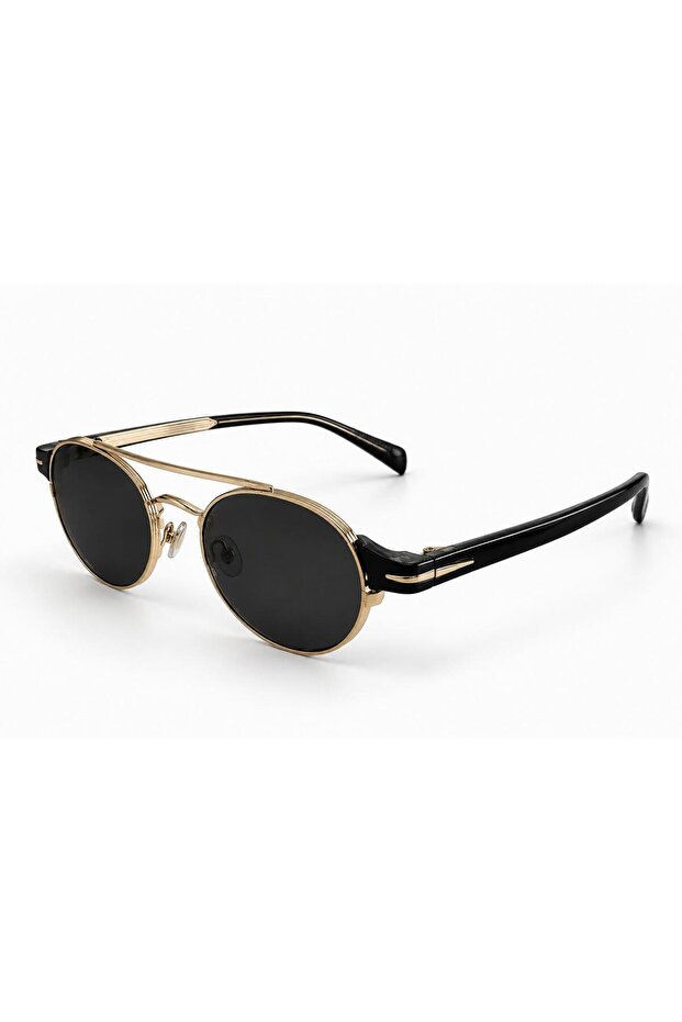 Imperial Unisex Round Gold Metal Frame