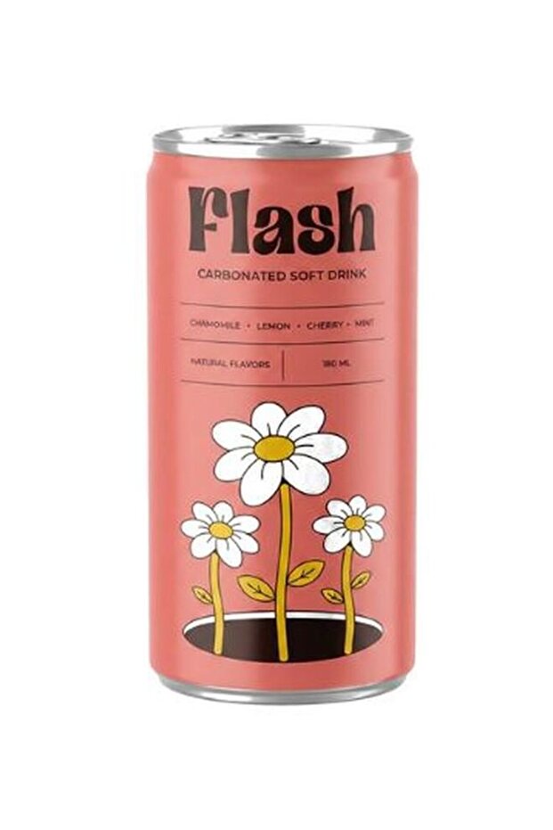 Carbonated Soft Drink Lemon-Cherry-Mint-Chamomile 180ml