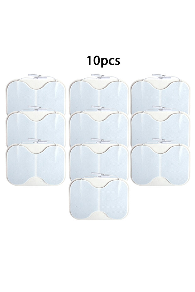 WB023-B 10pcs Waist EMS Electrode Pads Self-Adhesive Conductive Gel Patch for Pulse Massager Electri