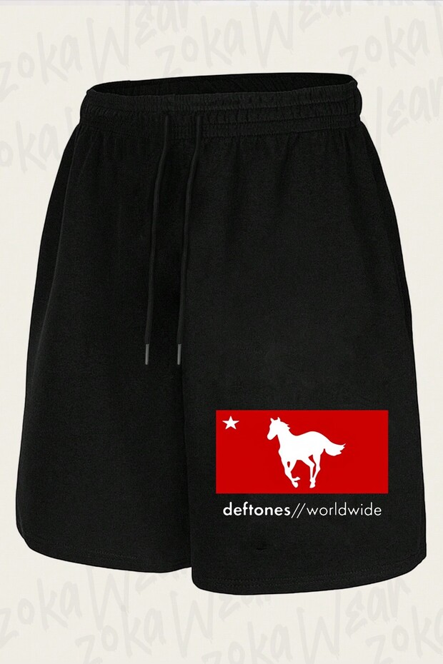 شورت مطبوع بتصميم Deftones v21 للجنسين