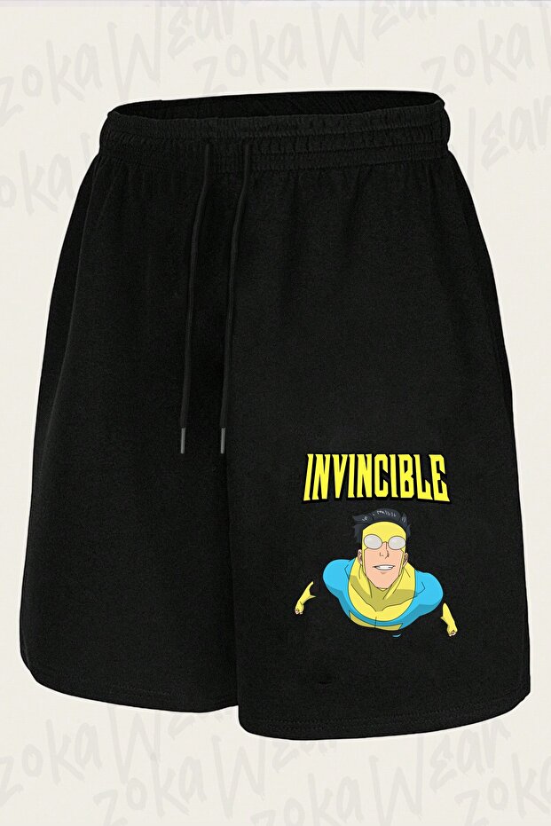 شورت مطبوع بتصميم Invincible v6 للجنسين