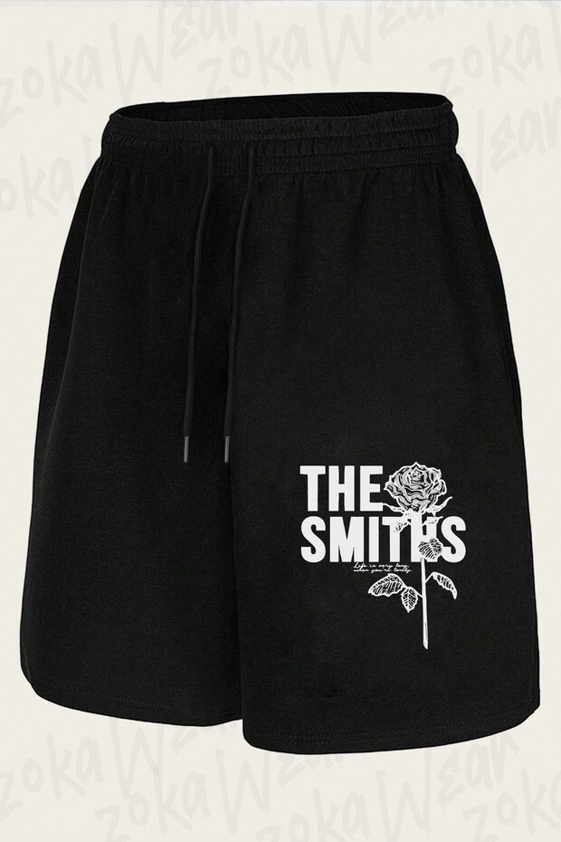شورت مطبوع بتصميم The Smiths للجنسين