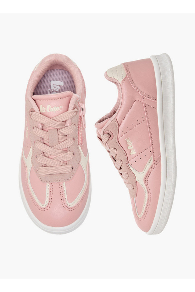 Girls Lace-Up Ankle Sneakers