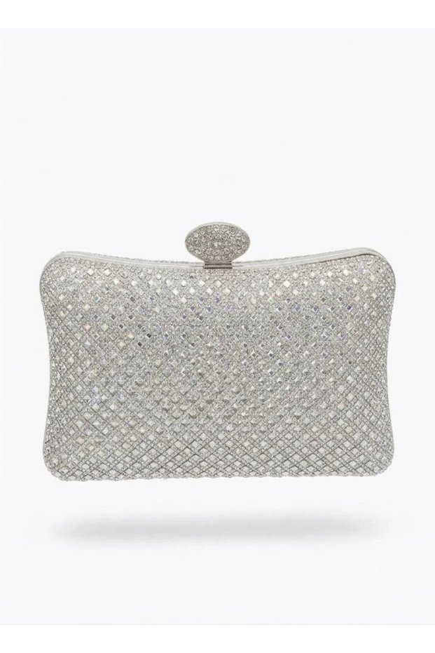 Women's Luxury Crystal Evening Clutch Bag | Elegant Rhinestone Party Handbag, Wedding & Bridal Clutch