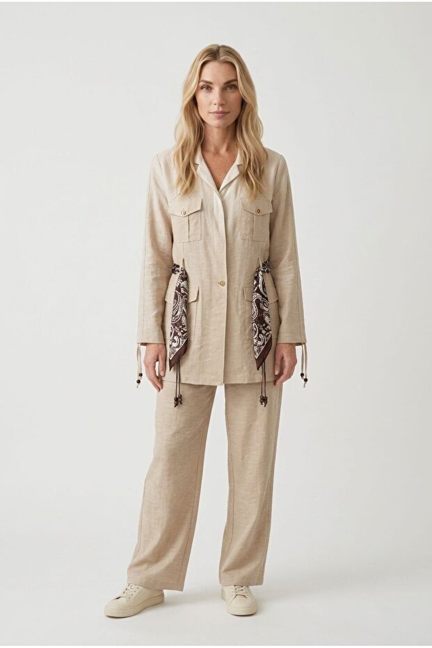 Pants Safari Top and Bottom Set 26Ytkm9714