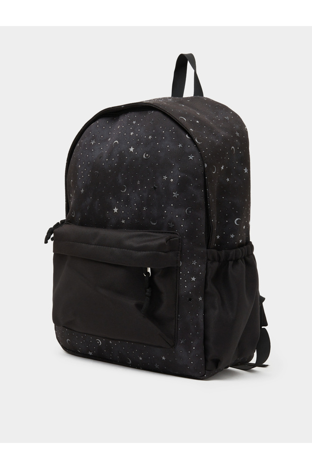 Teen Girls Stars and Moon Print Backpack