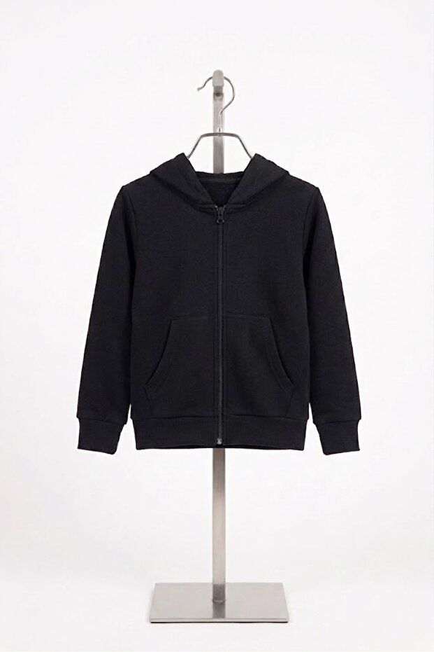 Unisex Kids Zippered Tracksuit Top