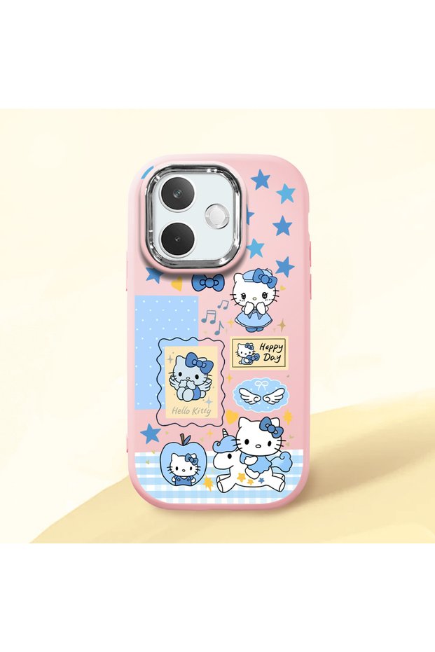 Oppo A5 Pro 4G/5G Compatible Shock-Absorbing Camera Protected Pink Silicone Case
