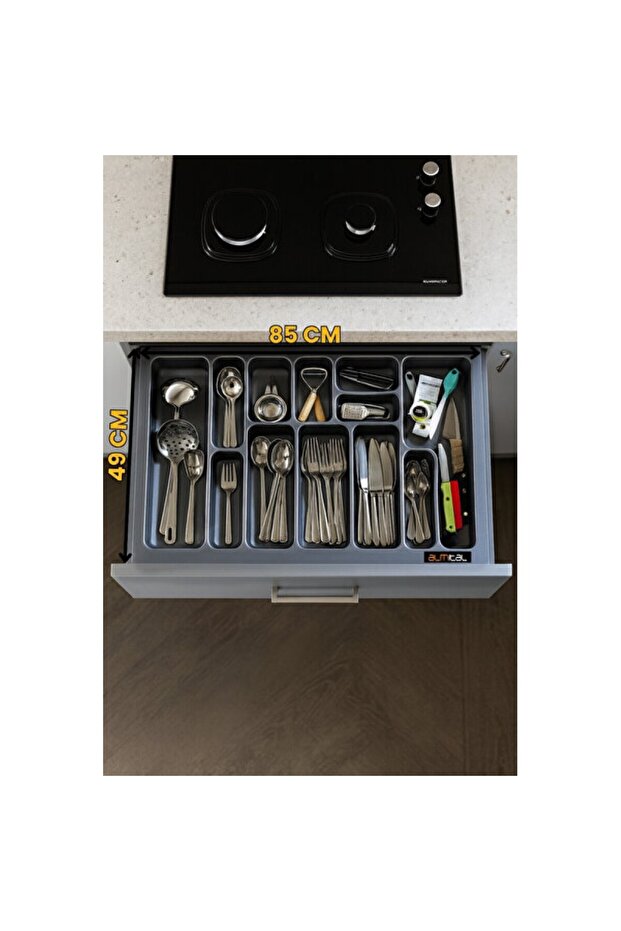 Practical Drawer Cutlery Holder, 86X49 Cm, Free Cutting, Suitable for 80X40 cm